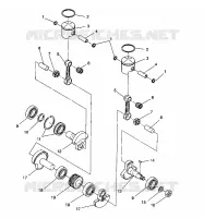 PISTON   CRANKSHAFT LITE/0933433 AND  LITE DELUXE/0933431 (4922972297031A)
