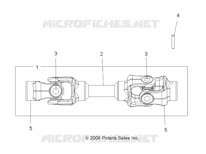 DRIVE TRAIN, REAR PROP SHAFT