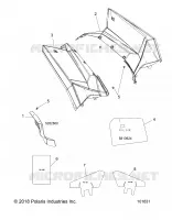 REAR CAB AND HEAT SHIELDS