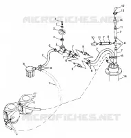 FUEL SYSTEM (DELUXE) SL 700 DELUXE B974072 AND INTL. SL 700 DELUXE I974072 (4940874087A012)
