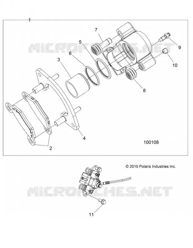 FRONT BRAKE CALIPER