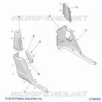REAR BODYWORK FENDERS