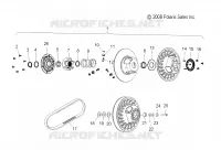 DRIVE TRAIN, SECONDARY CLUTCH