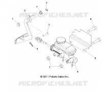 BRAKES, PEDAL AND MASTER CYLINDER