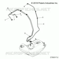 BODY, FUEL LINES, STD. 