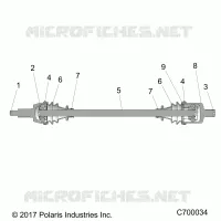 DRIVE TRAIN, FRONT HALF SHAFT
