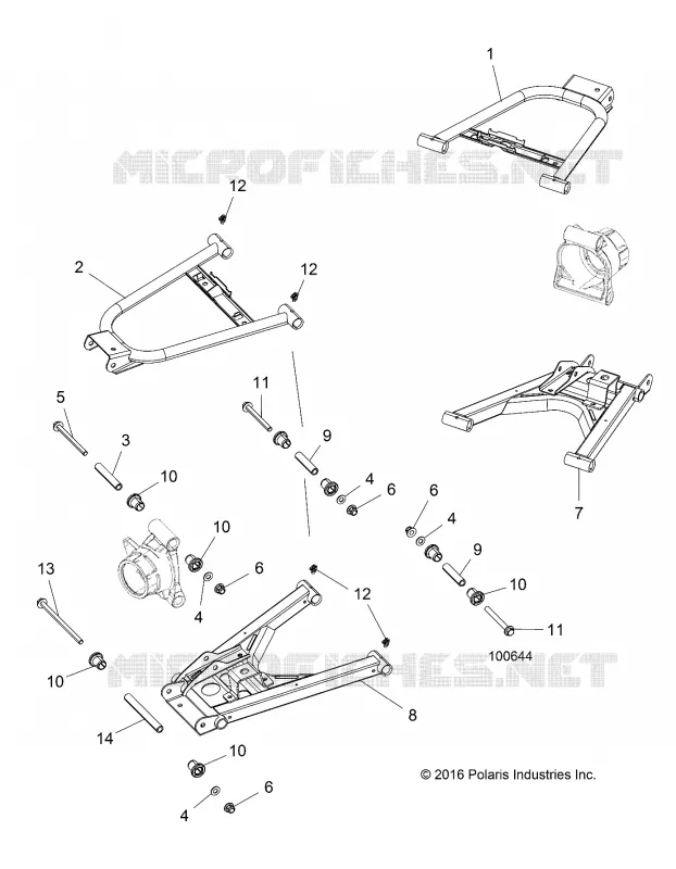 REAR SUSPENSION CONTROL ARMS