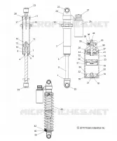 REAR TRACK SHOCK, (PRO-X INTL) (7044122)