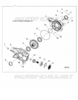 DRIVE TRAIN, REAR GEARCASE INTERNALS