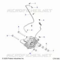 DRIVE TRAIN, FRONT GEARCASE MOUNTING