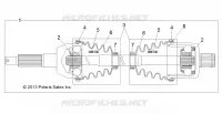 DRIVE TRAIN, REAR DRIVE SHAFT