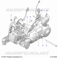 ENGINE, ENGINE AND TRANSMISSION MOUNTING