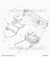 FLOOR, REAR CLOSEOFFS