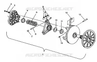 DRIVE CLUTCH ASSEMBLY LITE GT E943133 (49273527350020)