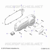 DRIVE TRAIN, CLUTCH COVER AND DUCTING
