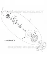 DRIVE TRAIN, SECONDARY CLUTCH