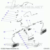 ELECTRICAL, DASH COMPONENTS, RIDE COMMAND