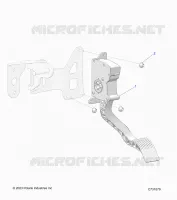 ENGINE, THROTTLE PEDAL