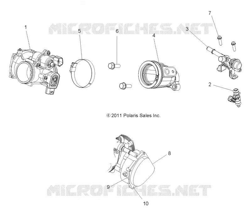 THROTTLE  BODY AND FUEL RAIL