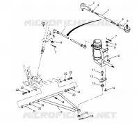FRONT WISHBONES   STEERING TIE RODS 2X4 400L W947540 (4926752675B006)