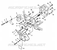 GEARCASE   BRAKE MOUNTING MAGNUM 2X4 W98AA42A (4945524552B014)