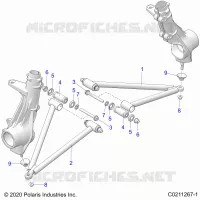 SUSPENSION, A-ARM AND STRUT MOUNTING