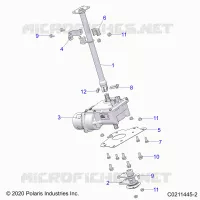 STEERING POST  AND EPS