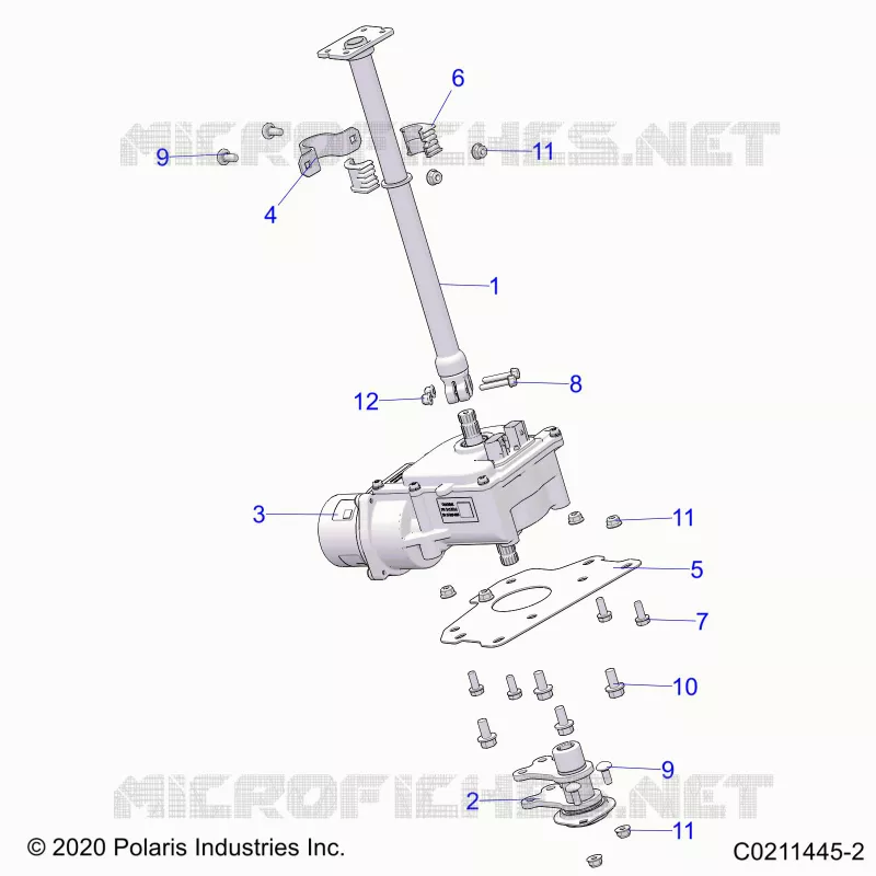 STEERING POST  AND EPS