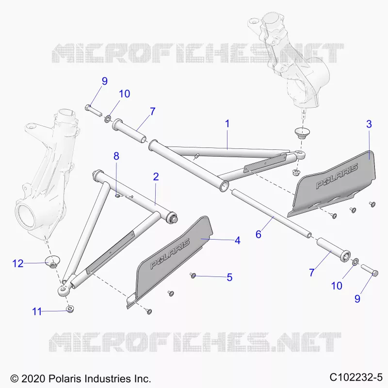SUSPENSION, A-ARM AND STRUT MOUNTING