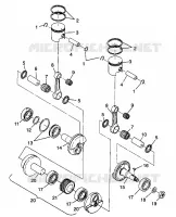 PISTON   CRANKSHAFT CLASSIC 0973865 (4938463846C009)