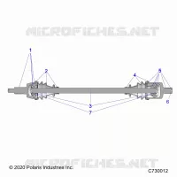 DRIVE TRAIN, FRONT HALF SHAFT