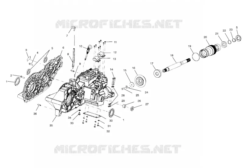 GEARCASE (CASES AND SNORKEL)