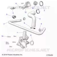 ENGINE, WATERPUMP AND BYPASS