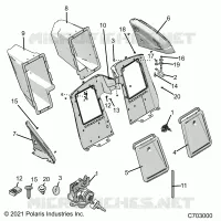 REAR BODYWORK STORAGE COMPARTMENTS