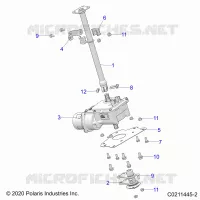 STEERING POST  AND EPS