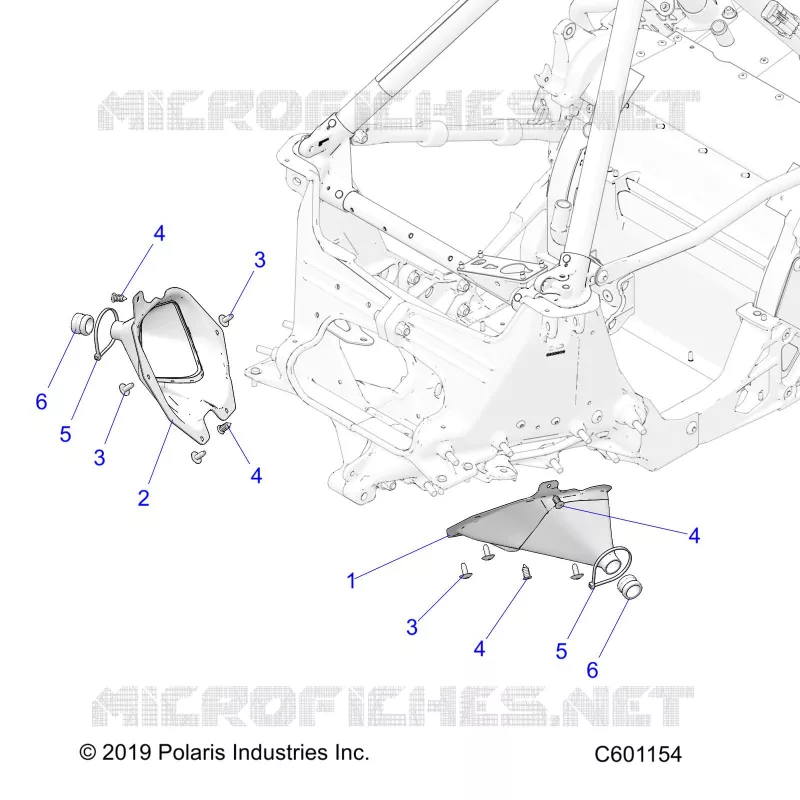 CHASSIS, TIE ROD BOOT ASM.