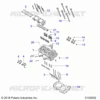 ENGINE, CYLINDER HEAD, CAM AND VALVES
