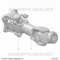 DRIVE TRAIN, PROP REAR SHAFT