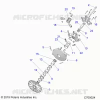DRIVE TRAIN, PRIMARY CLUTCH