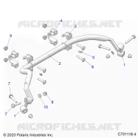 SUSPENSION, REAR STABILIZER BAR