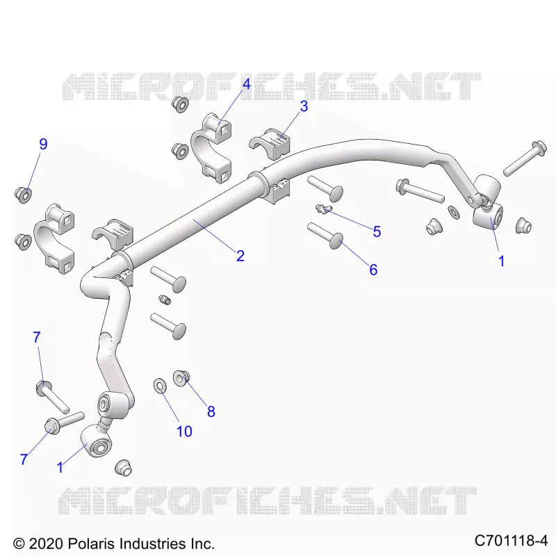 SUSPENSION, REAR STABILIZER BAR