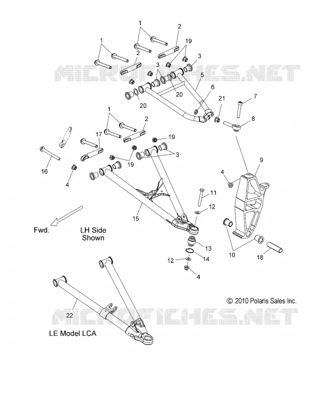 FRONT WISHBONES