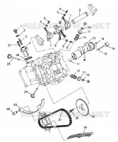 INLET   EXHAUST MAGNUM 6X6 W97AE42A AND SWEDISH MAGNUM 6X6 S97AE42E (4940754075D011)