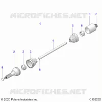 DRIVE TRAIN, DRIVE SHAFT, MIDDLE