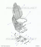 SEAT ASM. REAR