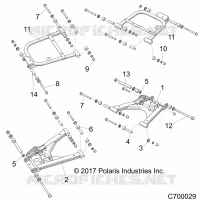 REAR SUSPENSION CONTROL ARMS