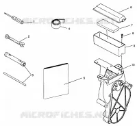 TOOL KIT    500 EFI SKS 0962574, 500 EFI RMK 0962974, AND EUROPEAN 500 EFI SKS (4931983198C007)