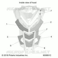 HOOD FOAM/FIBER