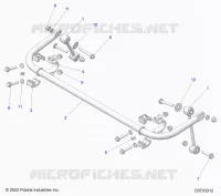 SUSPENSION, STABILIZER BAR, REAR