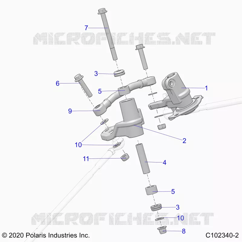 STEERING, IDLERS AND LINKS
